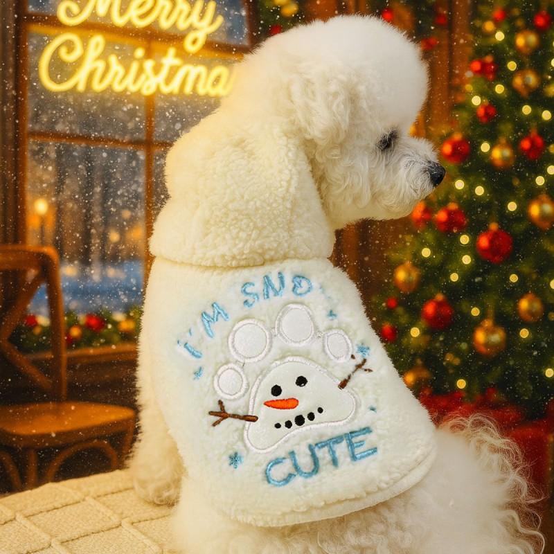 PETCIRCLE Christmas Pet Clothes Dog Cat Festive Apparel Holiday Outfit