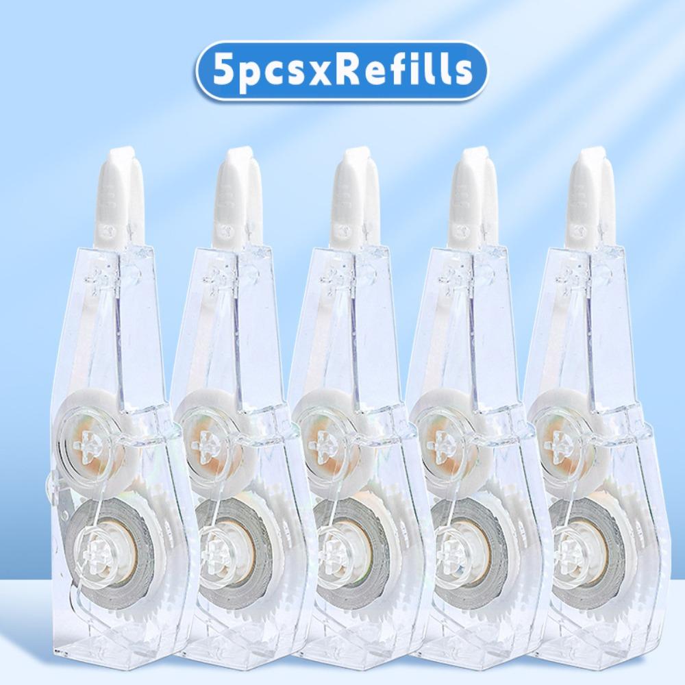 6PCS/Set Gradient Color Correction Tape Pen Shape Correction Stationery Correction Band Students