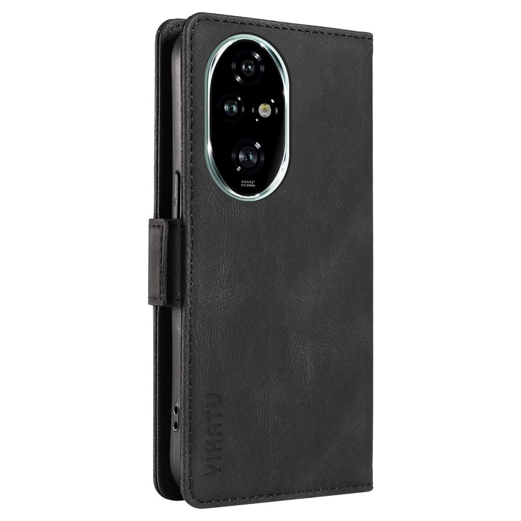 YIKATU YK-005 For Honor 200 Pro 5G Case Leather Wallet Phone Cover Magnetic Clasps