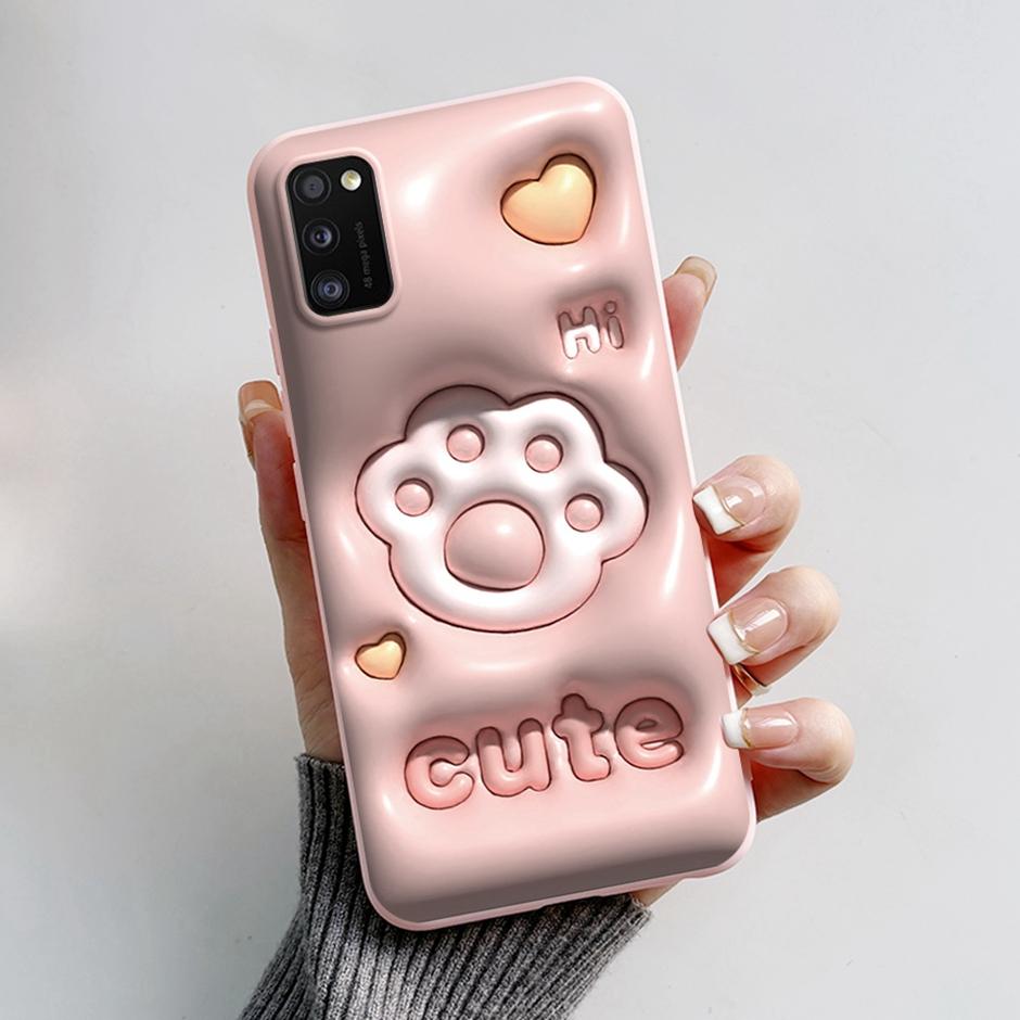 For Samsung Galaxy A41 Protection Phone Back Covers Beautiful Fundas For Samsung Galaxy A 41 Soft Silicon Phone Shells Coquessss