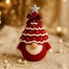 DIY Crochet Christmas Tree Gnome Kit Beginner-Friendly Handmade Xmas Tree Gnome Craft Kit Knitting Holiday Decoration