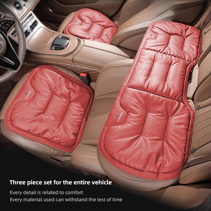 Car Leather Cushion Breathable Back Seat Cushion Seat Cover For Citroen Celysee C6 C3 C5 C1 C4 Aircross Picasso Cactus Berlingo