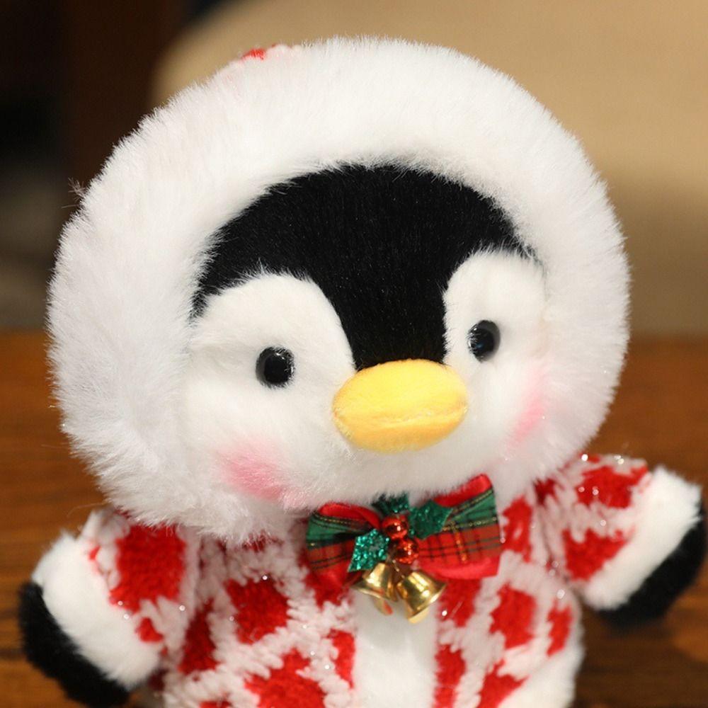 Fluffy Christmas Penguin Plush Toy PP Cotton Penguin Plush Doll  Decorate Present