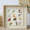 50Pcs/Set Retro Flower Wall Series 01 PET Stickers Waterproof DIY Fashion Doodle Decals Stickers