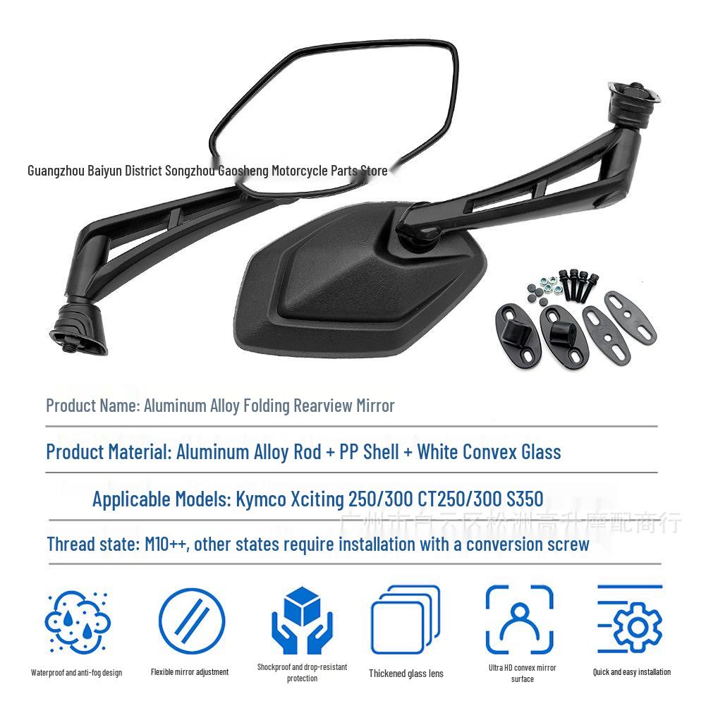 Kymco Scooter Boat S350 CT300 CT250 L300 Rearview Mirror Replacement