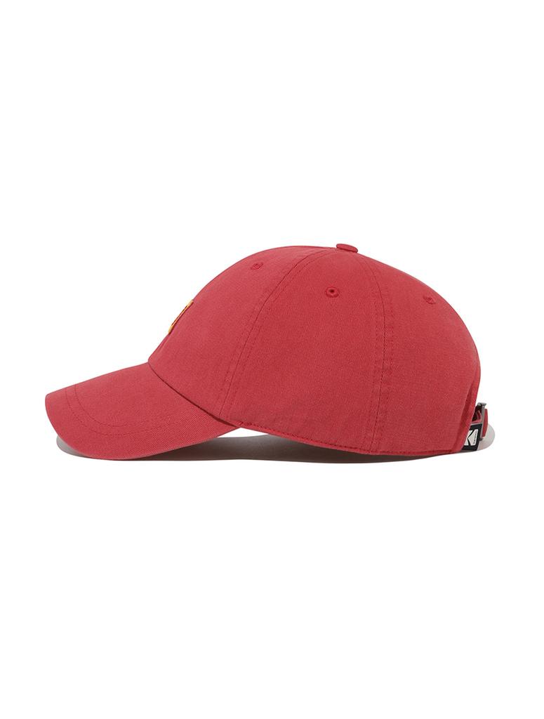 KODAK Relax Fit Square Logo Ball Cap Red