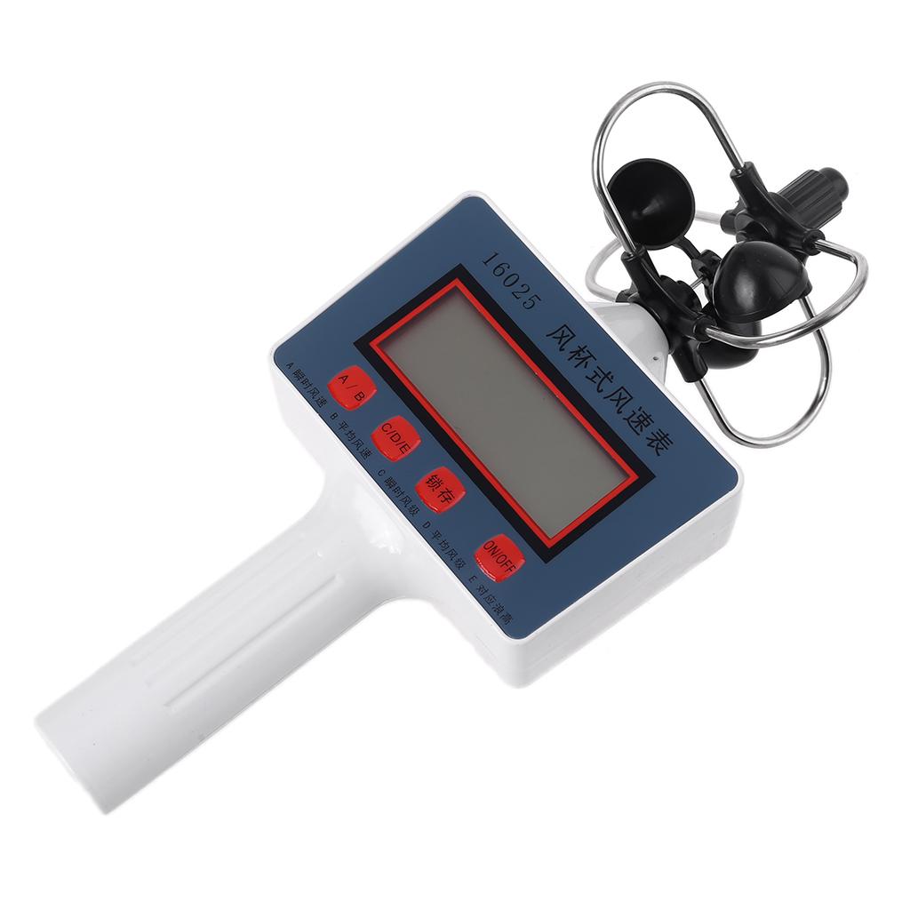 Portable High Sensitivity Anemometer LCD Display for Measuring Wind Instantaneous Wind Speed Average Wind Speed Durable