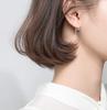 Silver Color Punk Style Double Layer Chain Hoop Earring For Women Gold Color Ear Jewelry 2022 New Earrings
