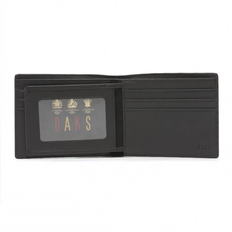 Daks Brown Dd Plate Logo Matte Leather Wallet Dbwa8f368w3
