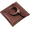 Rustikales Rindsleder Ringaufbewahrungstasche Rindsleder Ringe Organizer Uhren Taschen Geschenk Rindsleder Material für Jedes Schmuckstück