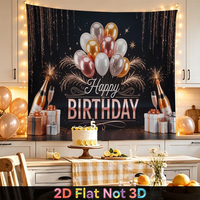 Party Backdrop Birthday Photo Booth Background Front Door Decor