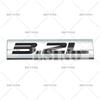 Styling Auto Emblema Adesivo 3D Metallo Cromo Lega di Zinco 3.0L 3.2L 3.5L 3.6L 3.7L 3.8L Accessorio Badge per Carrozzeria, Cofano, Parafango