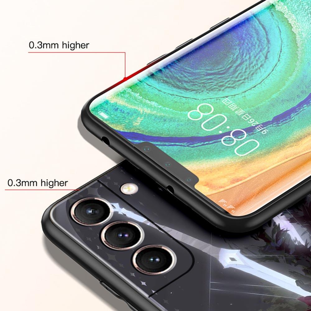The Sword Creative Pattern Phone Case for Samsung Galaxy S26 S25 S24 S23 S22 S20 S21 FE Ultra S25Edge Plus 5G Soft TPU Cover Bag