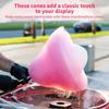 Cotton Candy Sticks, 50 Pcs Cotton Candy Cones, Colorful Cottons Candys Supplies Paper Straws Cones, Cottons Candy Holder Stick Paper Straw Cones for
