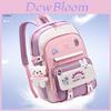 Rocket Girl Backpack With Waterproof Canvas For Middle School Students