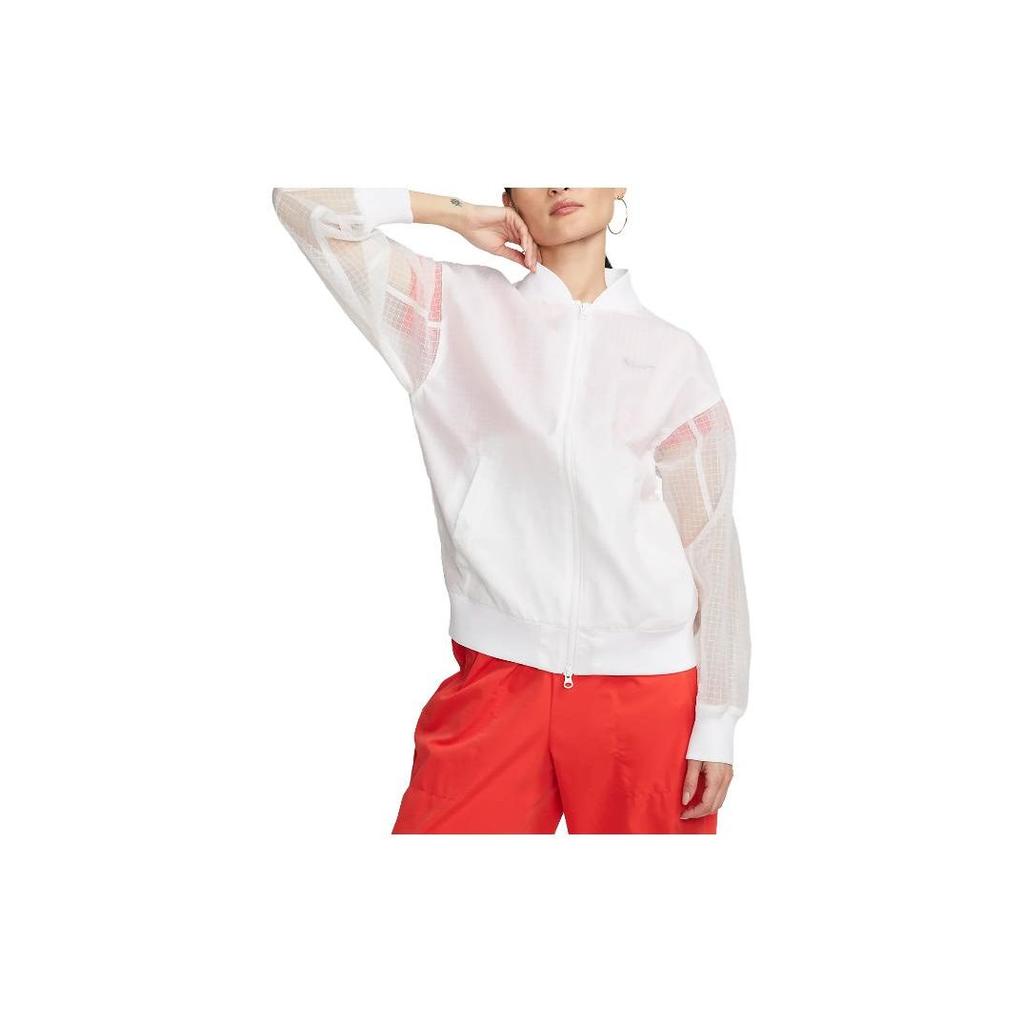 Nike Sportswear Essentials Women's Woven Sports Jacket White DV7973-100