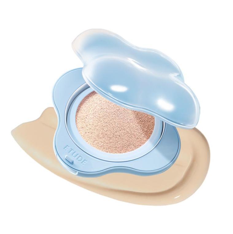 ETUDE Cloud Filter Cushion 15g Soft Blur Coverage Lightweight Semi-Matte Finish 4 Shades