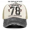 Tongue Cap Duck 78 Letter Graffiti Print Baseball Cap Sun Breathability Shading