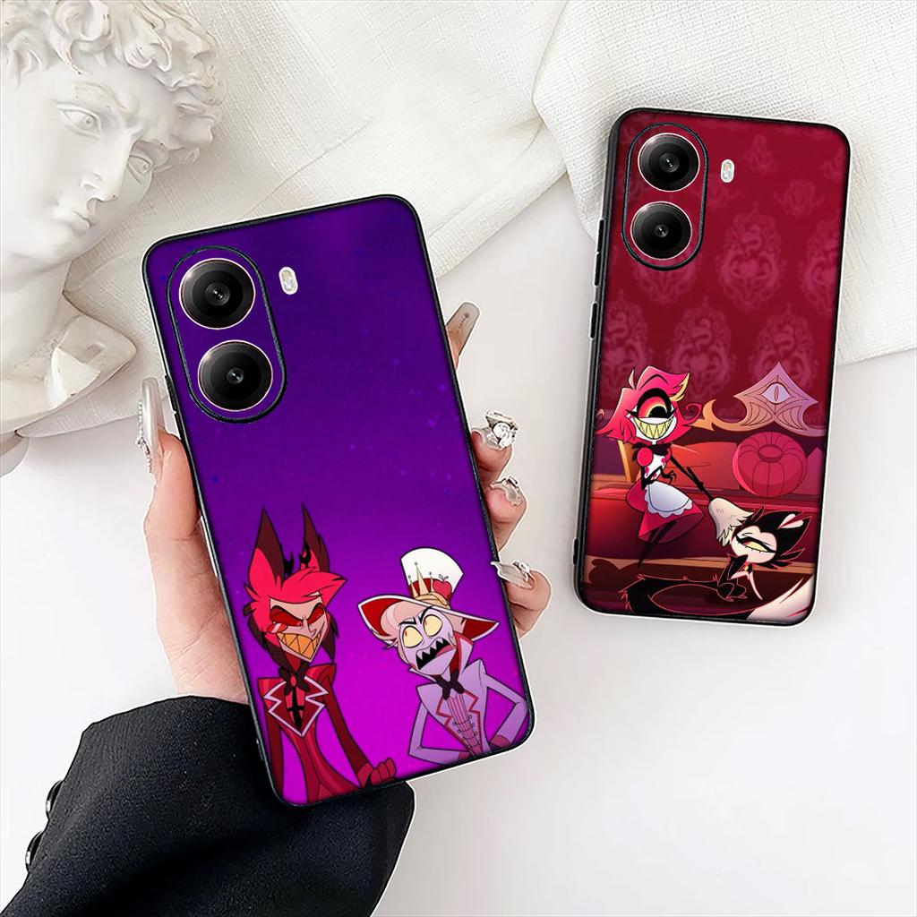 Alastor H-Hazbins Charile Angel Dust Hotels Phone Case for Xiaomi Redmi Note 13 14 ProPlus Pro Plus 14C A4 13C Pro+ Note14 Cover
