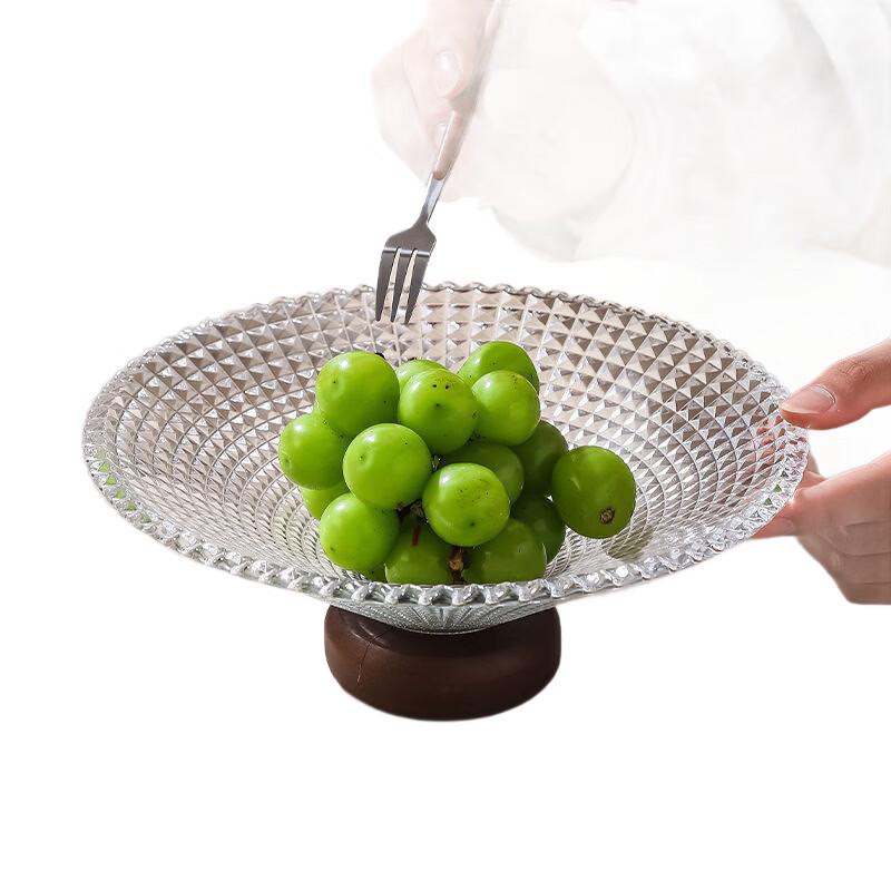 Minimalist Glass Fruit and Candy Serving Dish