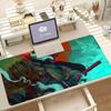 Japanese Samurai Mouse Pad Anti Slip Rubber Edge Locked Thickened Laptop Gaming Desk Mat