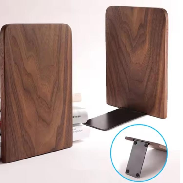 Books Holders Table Picture Album Holders for Displaying Books Wood Books Stand, Elegant Design Bookends Bookshelfs