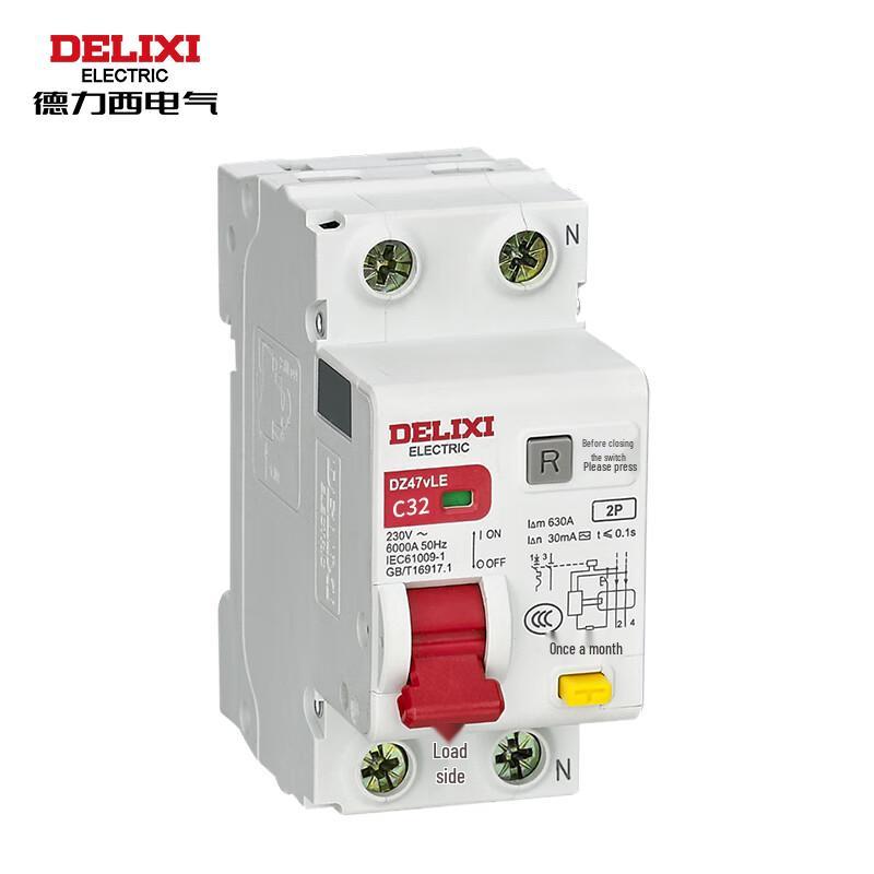 DELIXI ELECTRIC DZ47vLE Residual Current Circuit Breaker