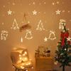 AC 110V Christmas Tree Deer Bells String Lights Fairy Lights Outdoor Decoration