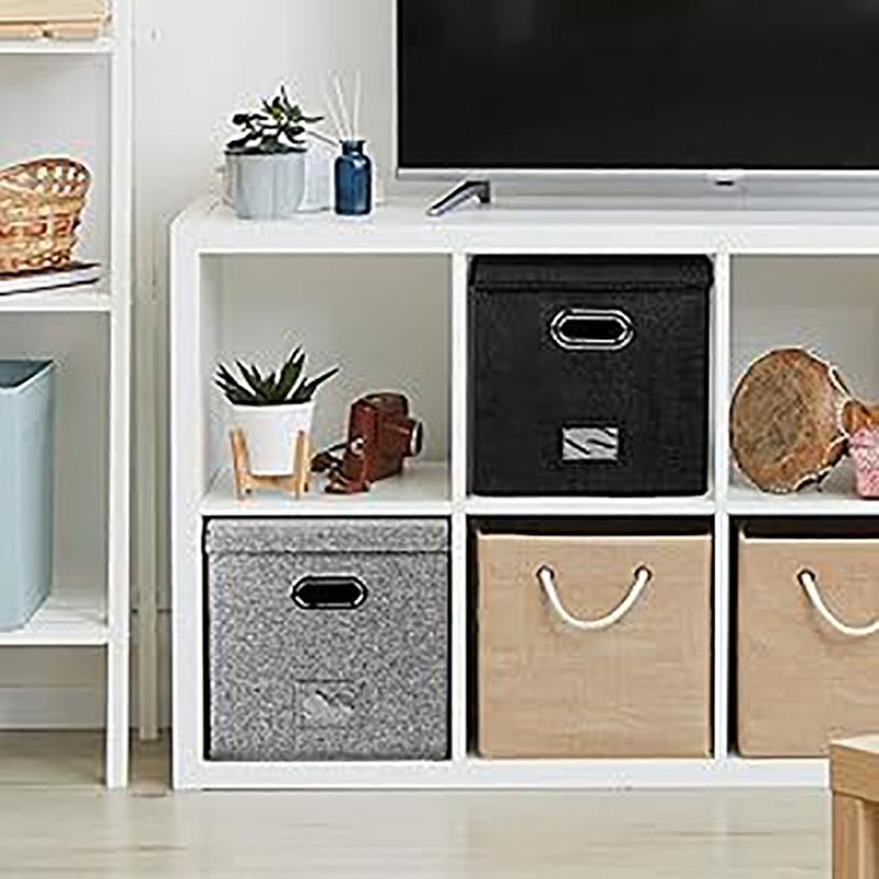 Cutii de depozitare pentru discuri de vinil de 12 inchi, cu capace și mânere, rezistente la praf, elegant și practic, organizator de discuri Lp pentru discuri