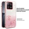 For Xiaomi 13 Pro 5G Case Dragonfly Kickstand TPU Flowers Glitter Phone Cover