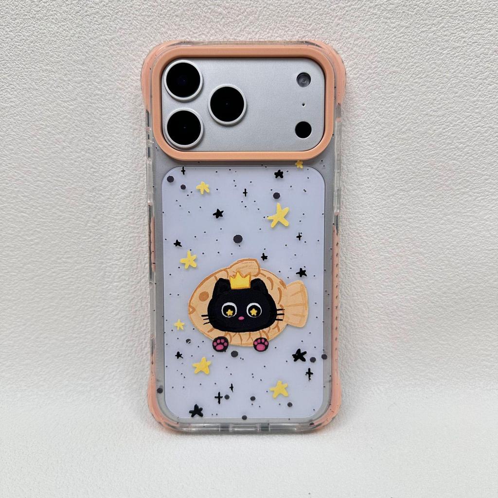 Trendy Four-Corner Anti-Drop KT Cartoon Case for iPhone 17 Pro Max