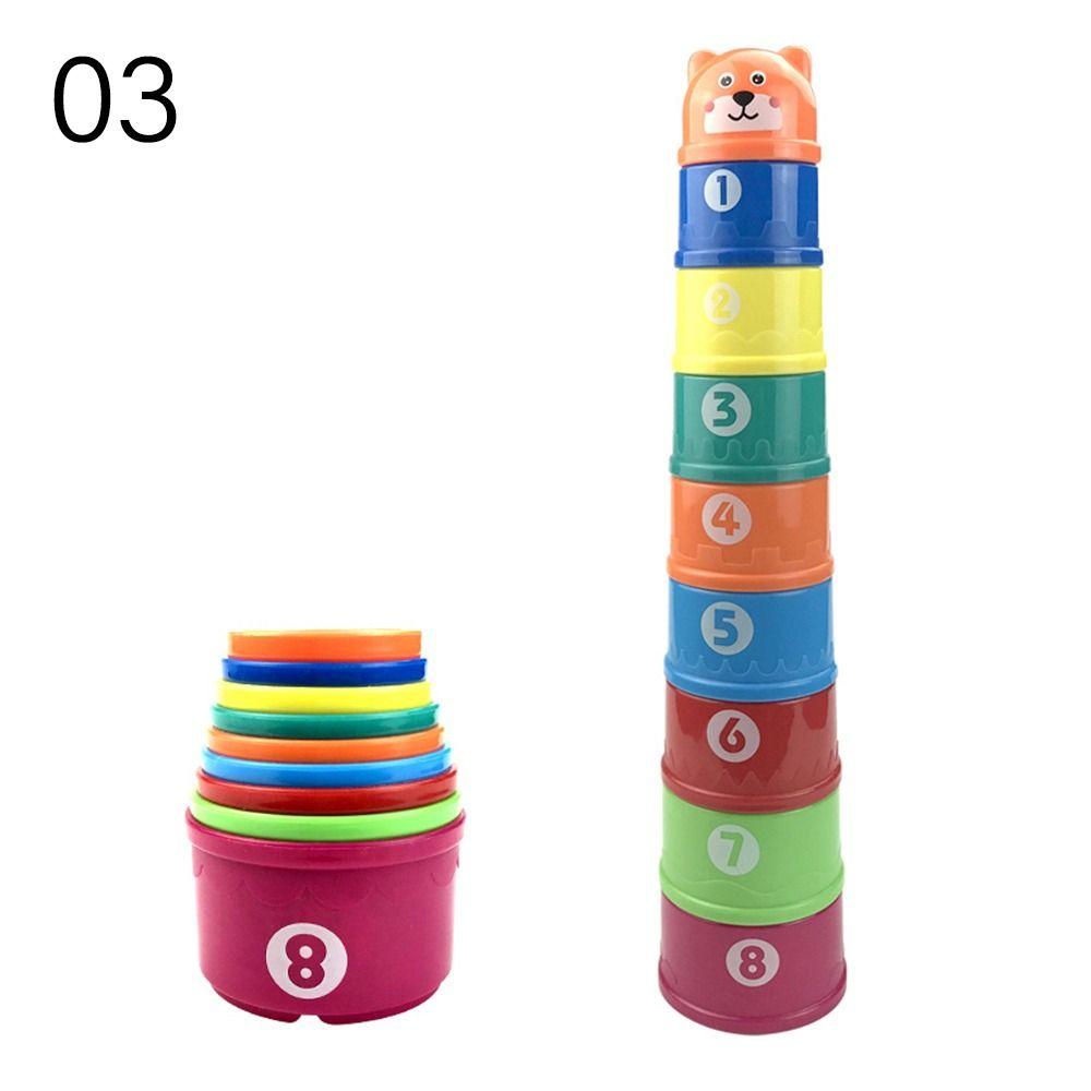 

Дети Горячие подарки Сенсорная стимуляция Веселые радужные стаканчики Развивающие игрушки Стаканы для строительства 03