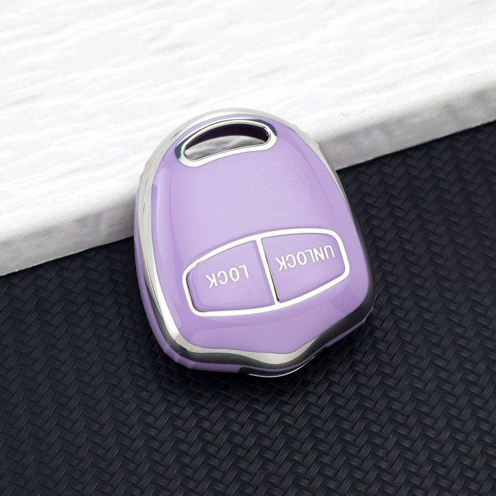 2/3 Buttons Car Key Case Cover for Mitsubishi ASX Mirage Montero Shogun L200 Colt Outlander Pajero Lancer EX Key Fob Accessory