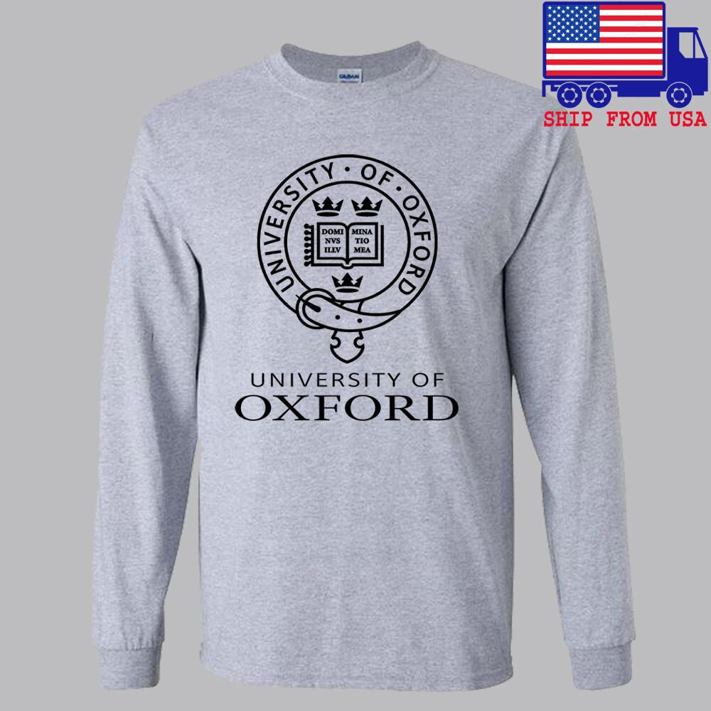 Oxford University College Grey Size S2XL Unisex T-Shirt M