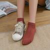 Ankle Cute Summer Sizes [DAMILY] Women's Socks, Socks, 10-Pair Set, Cotton, Stylish, Thin, Short, Breathable, Non-Slip, Indoor, 22-25cm