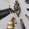 Elephant Yard  Decoration Owl Shape Metal Bell Animal Doorbell Wall Hanging Ornaments Wind Chime