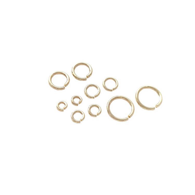 Chunky 14K Gold Filled Color-Preserving Open Circle Connector for Necklace or Bracelet