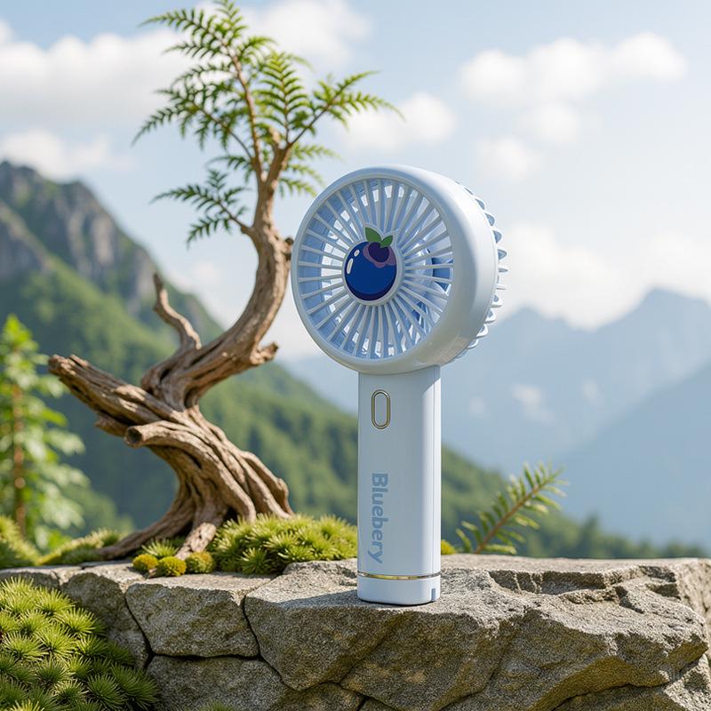 

Customizable Portable USB Rechargeable Handheld Fan - High Wind Power, Solid Color Design, Ideal for Summer and Office Use Wholesale/Custom/Cross-border