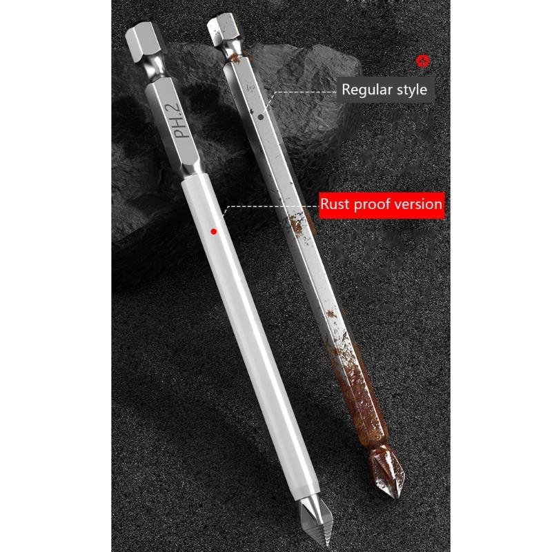 Quality 7pc Magnetic Screwdriver Bit Steel Tip for Enhances Grip and Shock Resistance Tool for Household