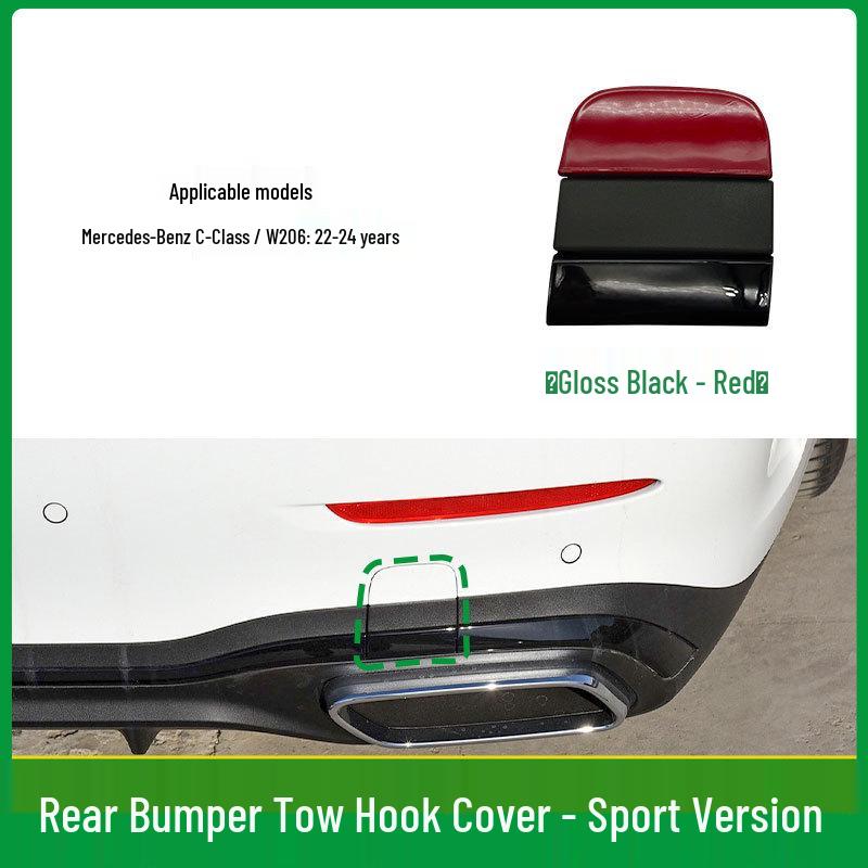 Mercedes C-Class W206 Sport Front Bumper Tow Hook Cover 2068854304