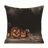 Halloween Linen Pillow Cover Printed Pillow Cover
