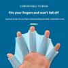 1pair Pool Sport Swim Paddles for Men Women Premium Silicone Finger Hand Flippers Children's Training