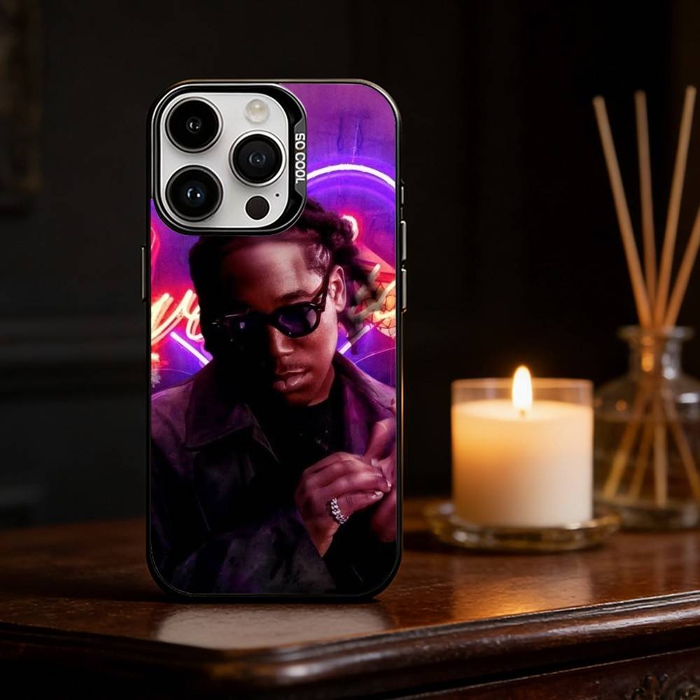 Rapper D-Don T-Toliver Singer Phone Case For iPhone 17,16,15,14,13,12,11,Pro Max,Plus Candy Silver Cover