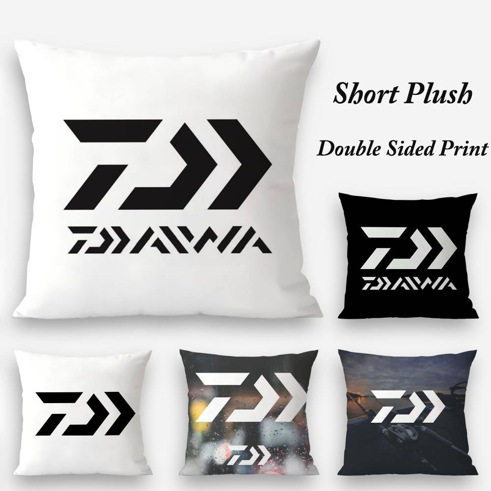 Brand DDAIWA PPIER 39 Pillow Case Plush Fabric Soft Double Sided Print Sofa Cushion Cover Throw Pillow Covers