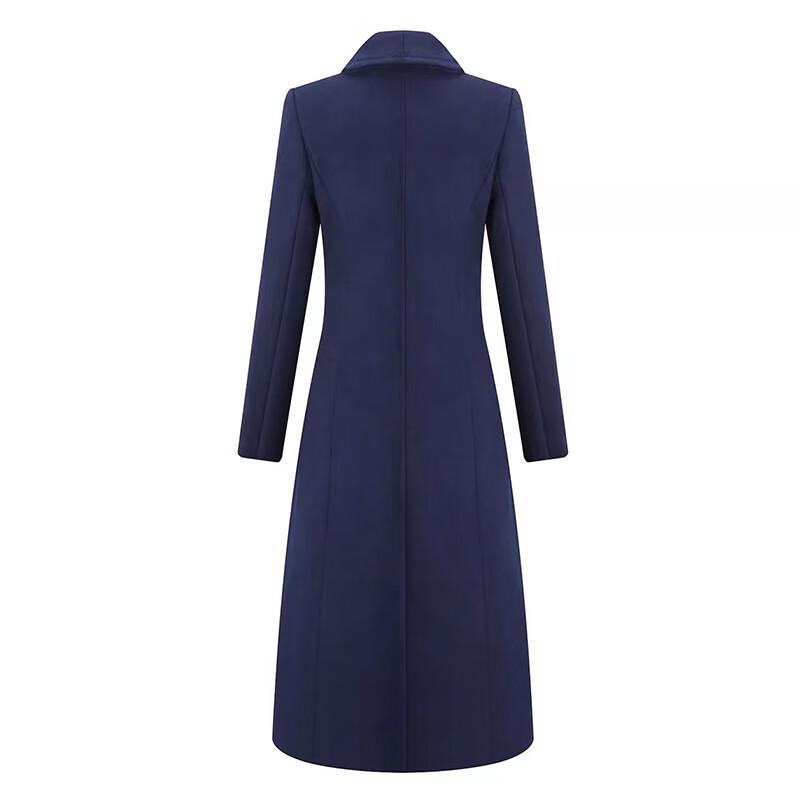 Treamon Women's Professional Wool Blend Padded Long Coat