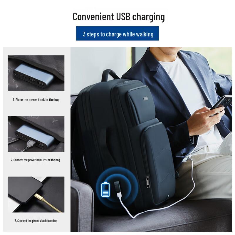 Aiwashi Mobile Office 17.3-inch Laptop & Travel Backpack