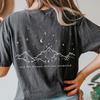 Two Sided Velaris Shirt 100 Cotton Washed Distressed Top Dark College T Shirt Subtle Bookish Merch Y2K Top