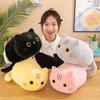 Pillow Cat Plush Toy Doll Cute Round Ball Cat Throw Pillow Doll Children's Rag Doll Gift