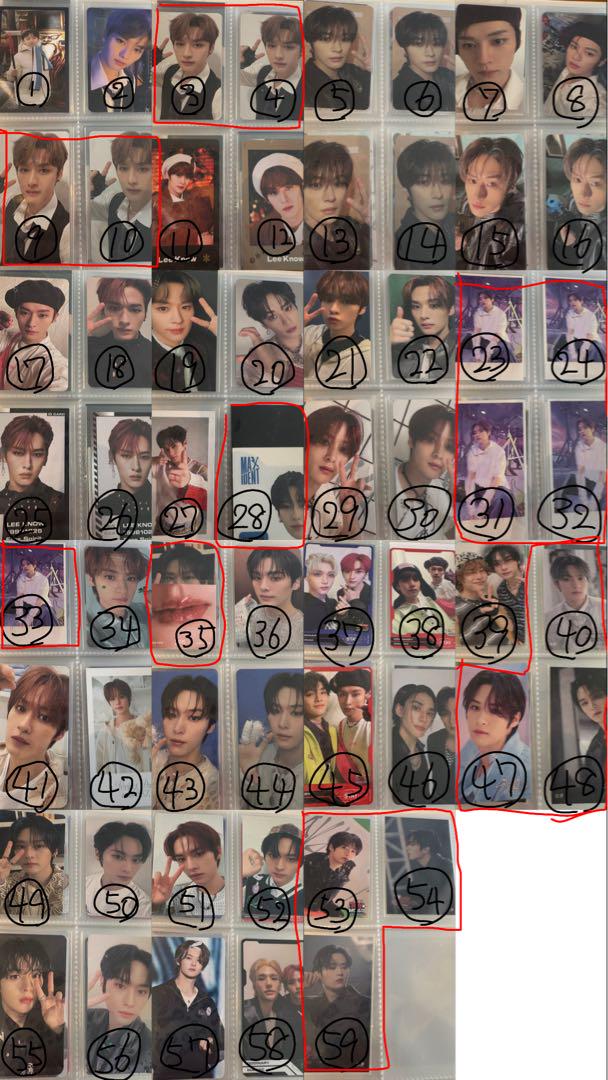 

[Б/У] Stray Kids Лино Коллекционные карточки Оптовая продажа