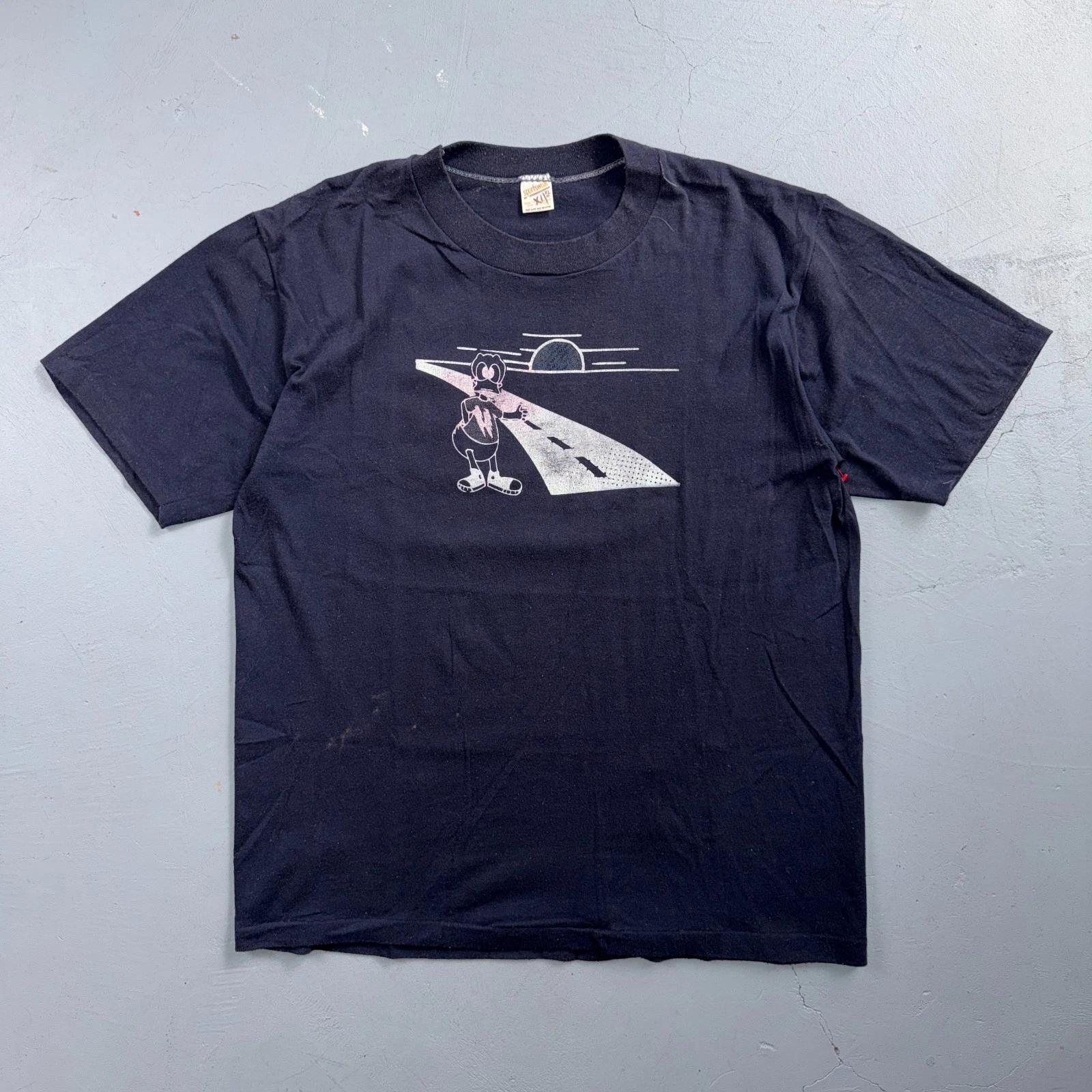 VTG 1970s Road Ducks T Shirt Ducked 70s 80s Southern Rock Band Music 3D Emblem 4XL